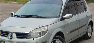 Renault Scenic/Grand 2003-2009 Cornici Finestrini Acciaio Inox (4 pz) foto 5