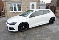 Volkswagen Scirocco 2008-2017 Minigonne Laterali DPT V-1 (Nero Lucido) foto 3