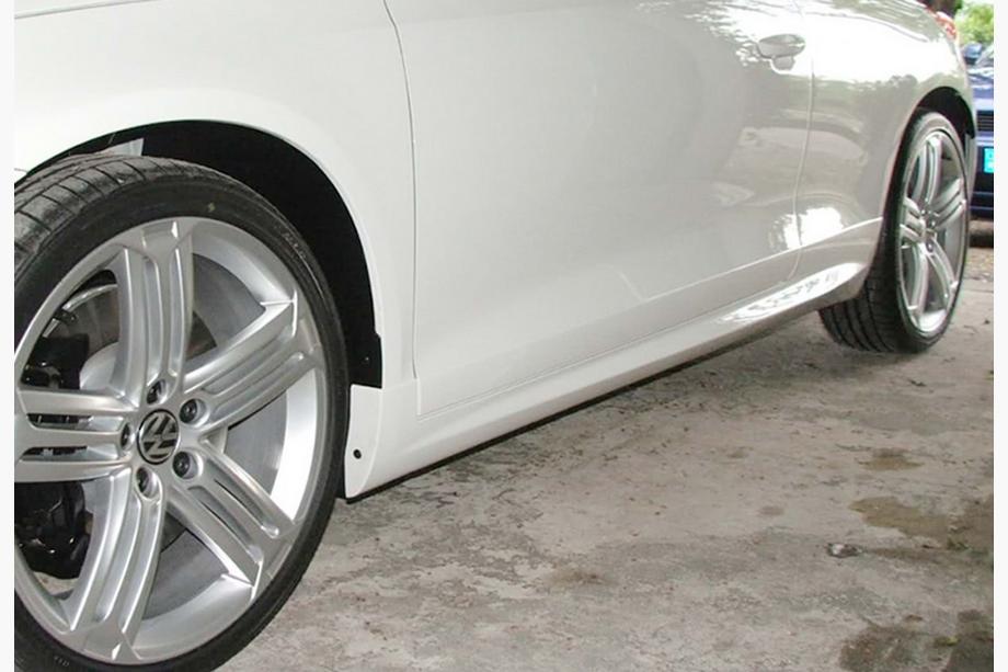 Volkswagen Scirocco 2008-2017 Minigonne Laterali DPT V-1 (Nero Lucido) Image