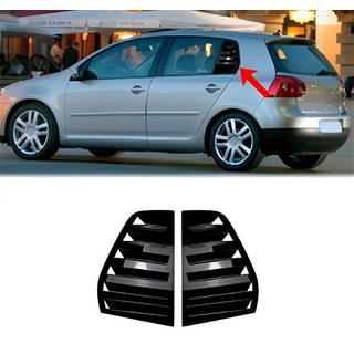Coperture finestrini posteriori DPT (Nero Lucido, 2pz) Volkswagen Golf 5 2003-2009
