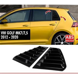 Coperture finestrini posteriori DPT V-2 (nero lucido, 2pz) Volkswagen Golf 7/E-Golf 2012-2020