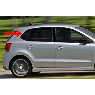 Coperture finestrini posteriori DPT (Nero Lucido, 2pz) Volkswagen Polo 2010-2017 foto 1