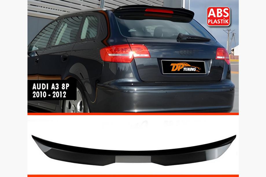 Audi A3 2003-2012 Spoiler Posteriore DPT V-1 (2010-2012, HB, Nero Lucido) Image