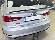 Audi A3 2012-2020 Spoiler DPT V-5 (Nero Lucido) foto 1