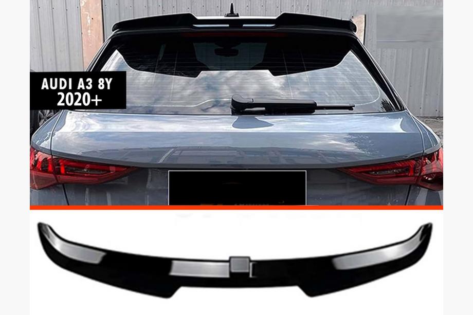 Audi A3 2020- Spoiler DPT V-1 (HB, Nero Lucido) Image
