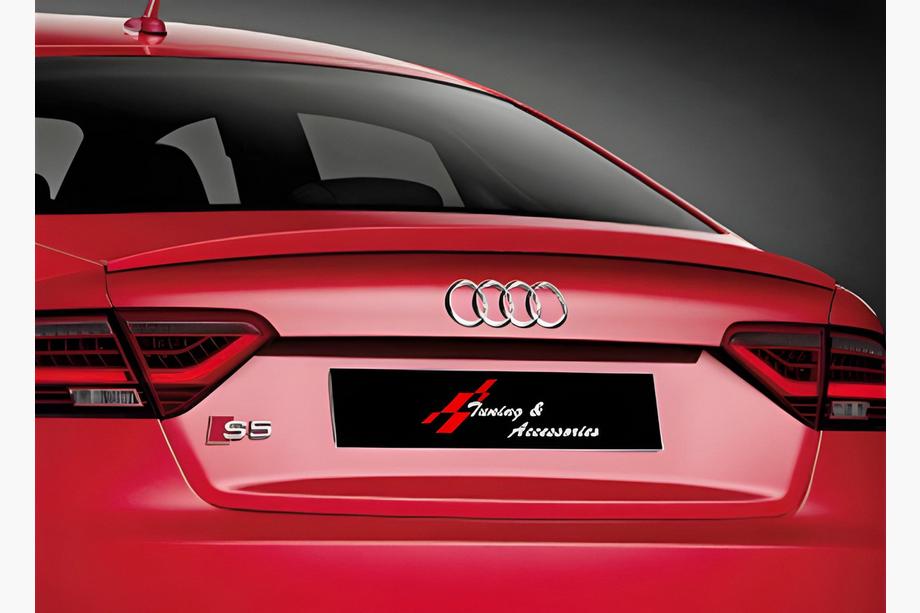 Audi A5 2007-2015 Spoiler DPT V-2 (per Coupe, Nero Lucido) Foto 1
