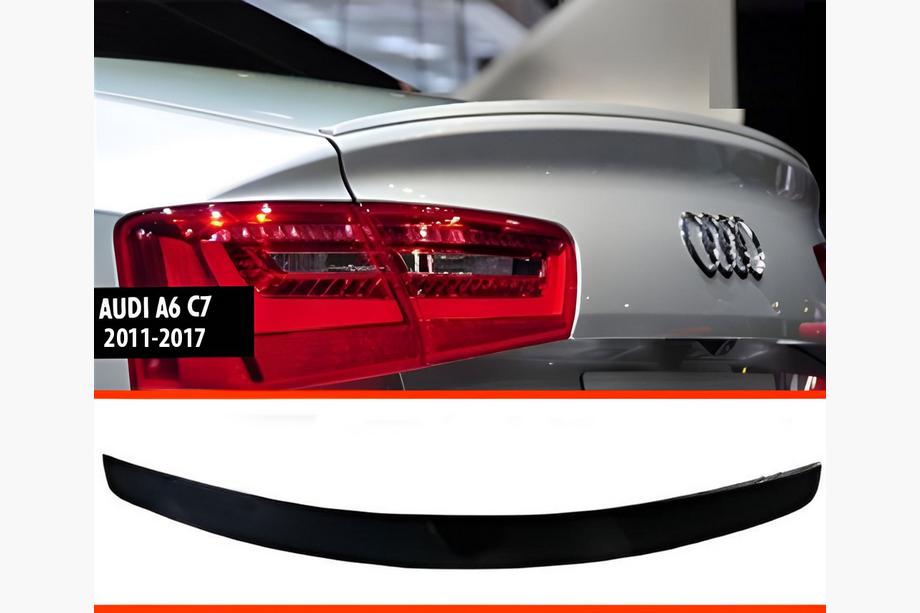 Audi A6 C7 2011-2017 Spoiler posteriore DPT V1 (Berlina, nero lucido) Image