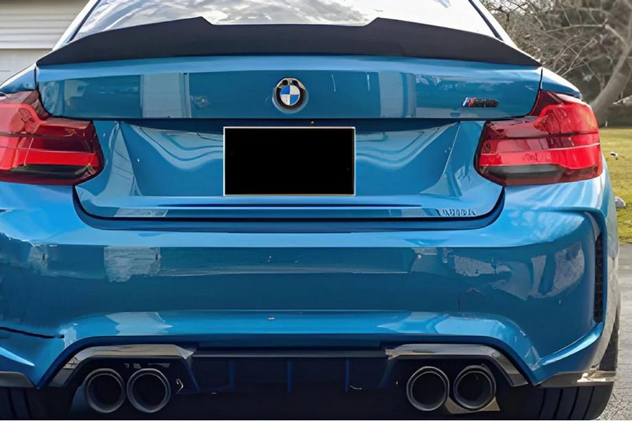 BMW 2 Series F22/F23 2014-2021 Spoiler PSM-Style (per F22, Nero Lucido) Image