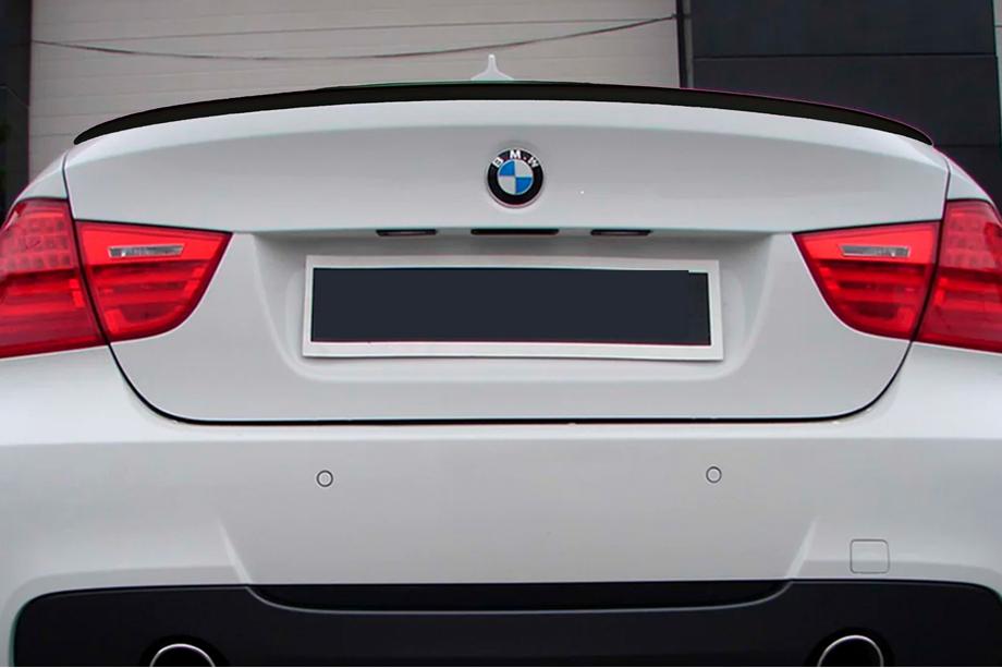 BMW 3 Series E90/E91 2005-2011 Spoiler stile M3 (per E90, nero lucido) Foto 3