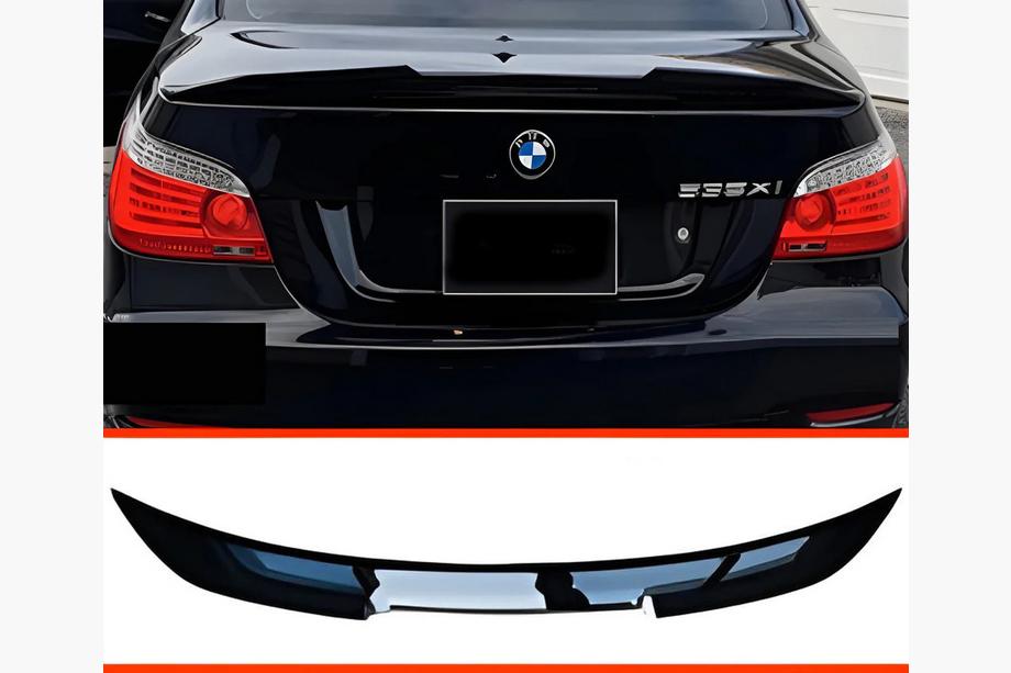 BMW 5 Series E60/E61 2003-2010 Spoiler PSM-Style (Nero Lucido) Foto 3