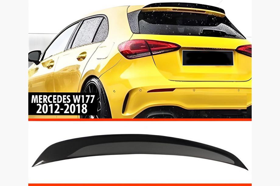 Mercedes A-class W176 2012-2018 Spoiler DPT V-4 (Nero Lucido) Image