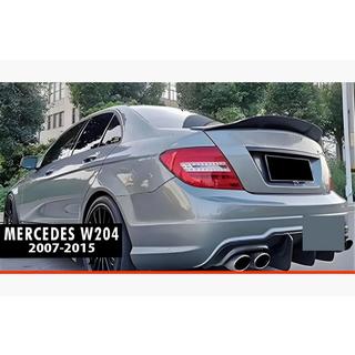Spoiler DPT V-2 (Nero Lucido) Mercedes C-class W204 2007-2015 foto 1