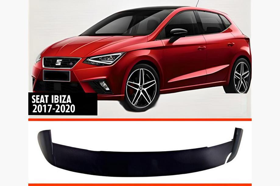Seat Ibiza 2017- Spoiler Posteriore DPT (2017-2020, Nero Lucido) Foto 1