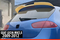 Seat Leon 2005-2012 Spoiler Posteriore DPT V-3 (2009-2012, Nero Lucido) foto 1