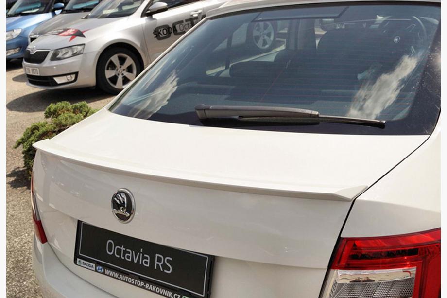 Skoda Octavia III A7 2013-2019 Spoiler posteriore DPT V-1 (Nero lucido) Foto 5