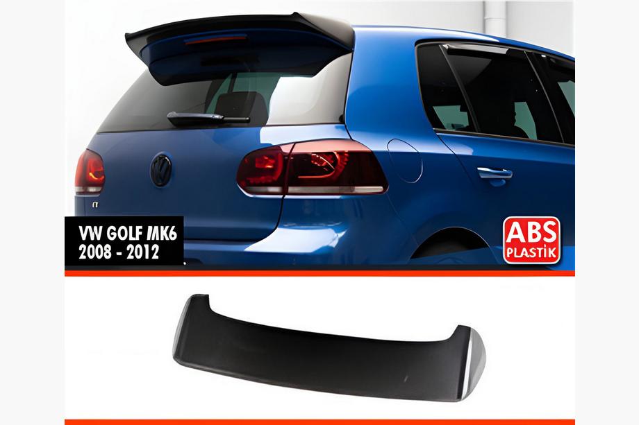 Volkswagen Golf 6 2008-2014 Spoiler DPT V-2 (HB, Nero Lucido) Image
