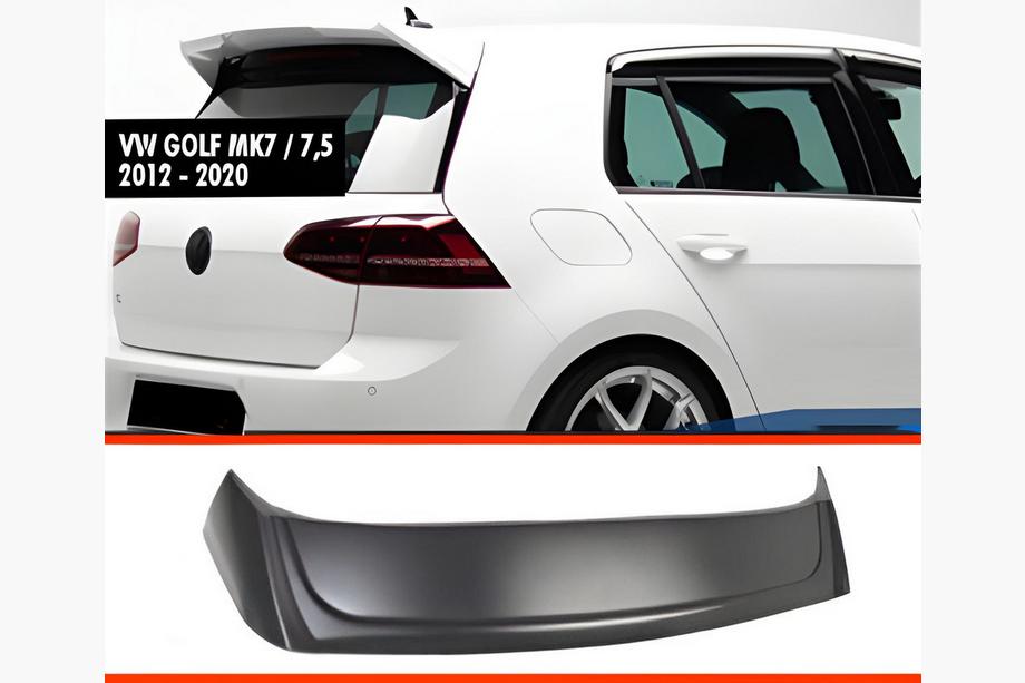 Volkswagen Golf 7/E-Golf 2012-2020 Spoiler DPT V-6 (HB, Nero Lucido) Foto 1