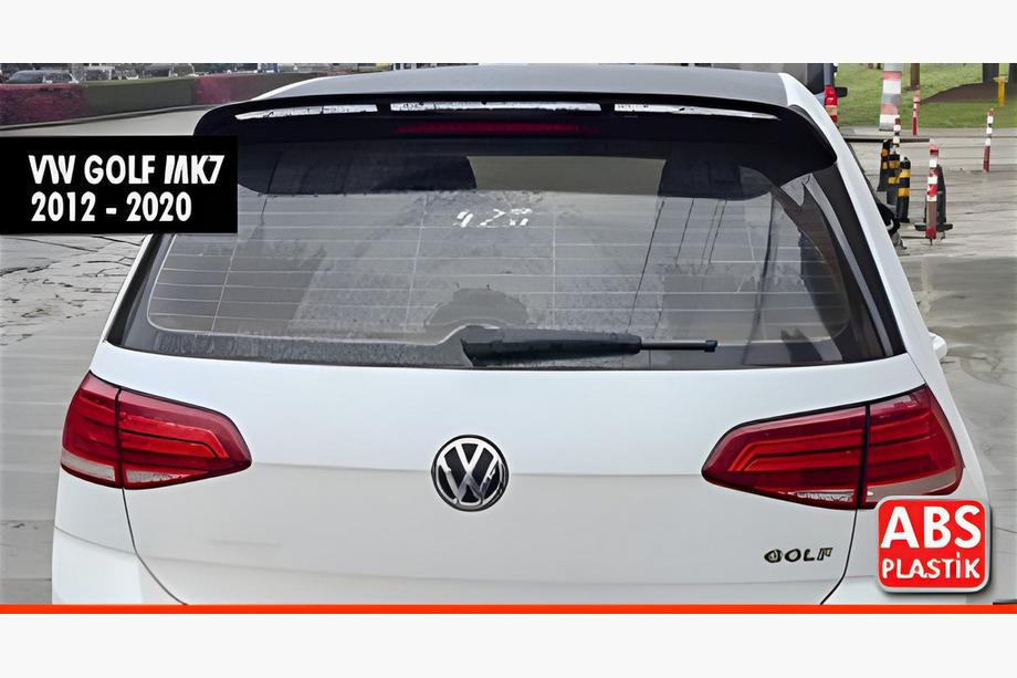Volkswagen Golf 7/E-Golf 2012-2020 Spoiler DPT V-8 (HB, Nero Lucido) Image