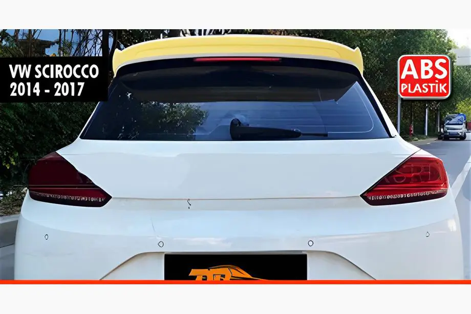 Volkswagen Scirocco 2008-2017 Spoiler Posteriore DPT V-2 (2014-2017, Nero Lucido) Image