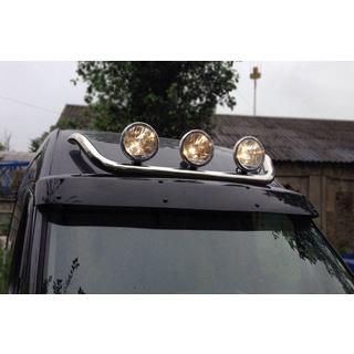 Barra frontale superiore (acciaio inox) Mercedes Sprinter W907/W910 2018- foto 1