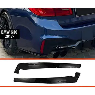 Modanature FLAP posteriori DPT (per M-Sport/M5 F90, nero lucido)