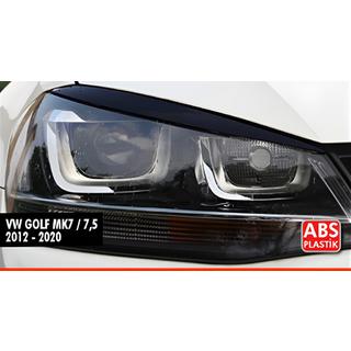 Palpebre Fari DPT (2pz, Nero Lucido) Volkswagen Golf 7/E-Golf 2012-2020