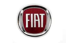 Fiat Emblema (Rosso, con perno) 95 mm foto 1