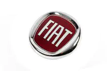 Fiat Emblema (Rosso, con perno) 95 mm foto 2