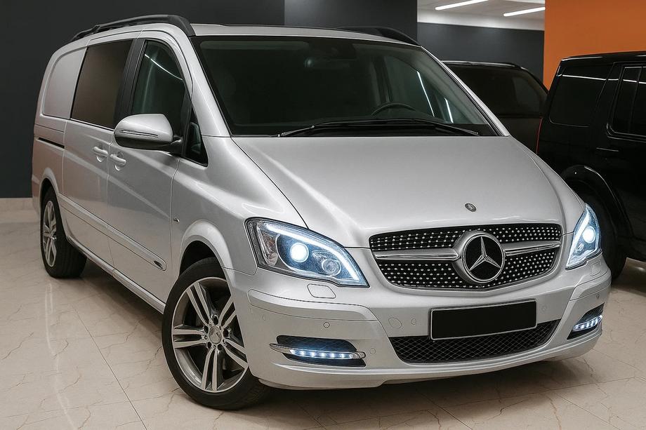 Mercedes Vito W639 2004-2014 Griglia Anteriore Diamond Silver (2010-2014) Foto 2