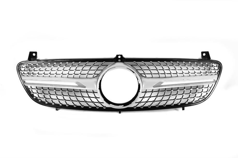 Mercedes Vito W639 2004-2014 Griglia Anteriore Diamond Silver (2004-2010) Foto 3