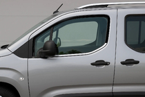 Toyota Proace City 2016- Cornici finestrini Omsa Line (2 pz, acciaio inox) foto 2