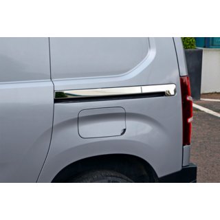Modanature porta scorrevole in acciaio inox (2 pz) Toyota Proace City 2016- foto 2