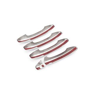 Coperture Maniglie Omsa Line (4 pz, Acciaio Inox) Dacia Duster 2024- foto 2