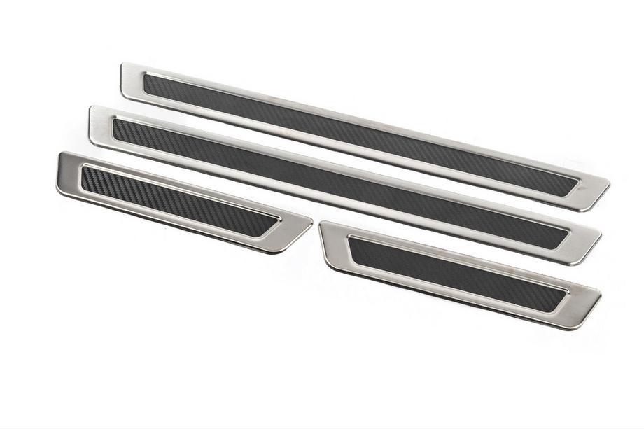 Battitacco universali Carbonio (4 pz, acciaio inox) Foto 3
