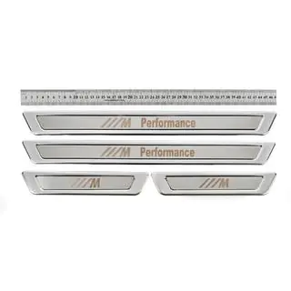 Battitacco universali BMW M Performance V-1 (4 pz, acciaio inox) foto 2