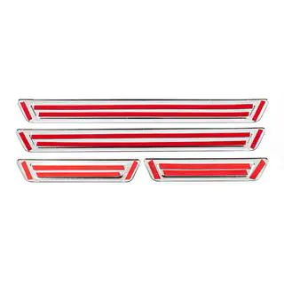 Battitacco universali Opel V-1 (4 pz, acciaio inox) foto 4