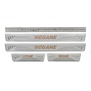 Battitacco V-2 (4 pz, acciaio inox) Renault Megane I 1996-2004 foto 1