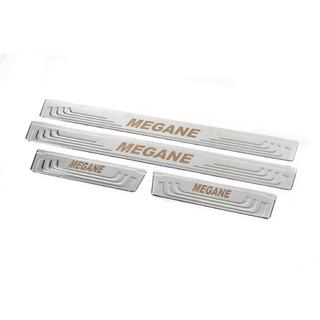 Battitacco V-2 (4 pz, acciaio inox) Renault Megane I 1996-2004 foto 3