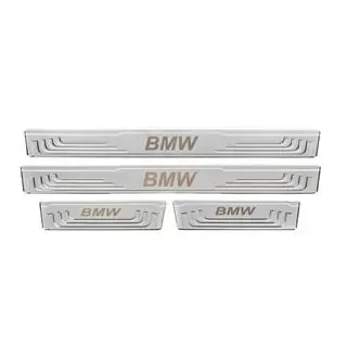 Battitacco universali BMW V-2 (4 pz, acciaio inox) foto 2