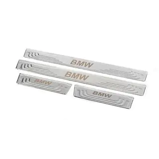 Battitacco universali BMW V-2 (4 pz, acciaio inox) foto 3