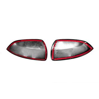 Coperture Specchietti Nere (2010-2014, Acciaio Inox) Mercedes Vito W639 2004-2014 foto 4