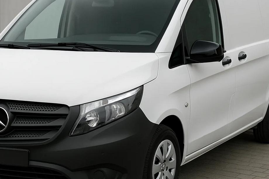Mercedes Vito/V-class W447 2014- Coperture Specchietti Nere (Acciaio Inox) Foto 1