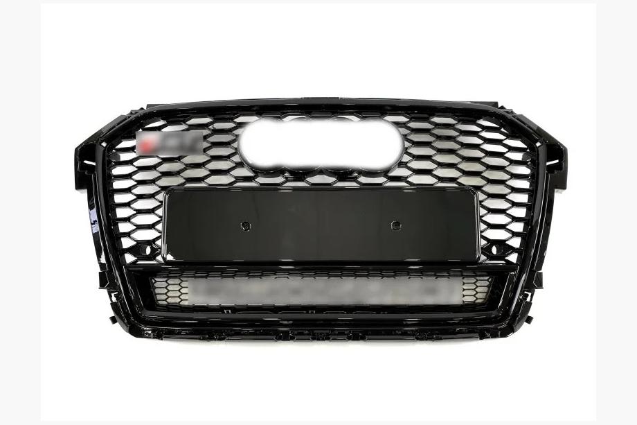 Audi A1 2010-2018 Griglia Anteriore RS-Style con Scritta Quattro (2014-2018, nera) Image