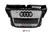 Audi A3 2003-2012 Griglia Anteriore RS-Style (2008-2012, nera con cromo) foto 1