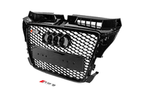Audi A3 2003-2012 Griglia Anteriore RS-Style (2008-2012, nera con cromo) foto 2