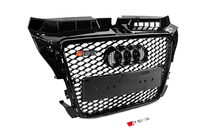 Audi A3 2003-2012 Griglia Anteriore RS-Style (2008-2012, nera con cromo) foto 3