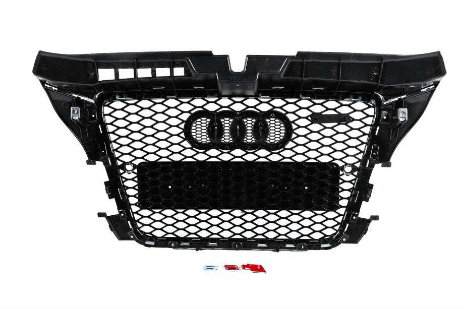 Audi A3 2003-2012 Griglia Anteriore RS-Style (2008-2012, nera con cromo) Foto 4