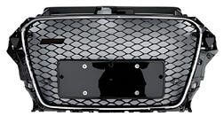Audi A3 2012-2020 Griglia Anteriore RS-Style (2012-2016, nera con cromatura) foto 1