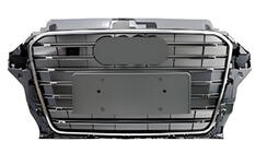 Audi A3 2012-2020 Griglia anteriore RS-Style (2012-2016, grigia con cromo) foto 1