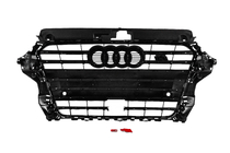 Audi A3 2012-2020 Griglia Anteriore S-Style (2012-2016, nera) foto 4